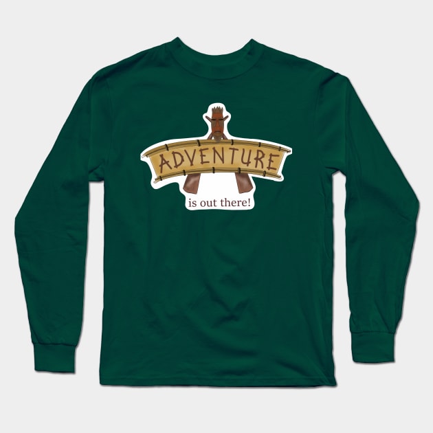 Adventure Is Out There Long Sleeve T-Shirt by FrecklefaceStace